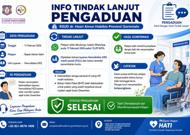 RSUD dr. Hasri Ainun Habibie Komitmen Hadirkan Pelayanan yang Responsif