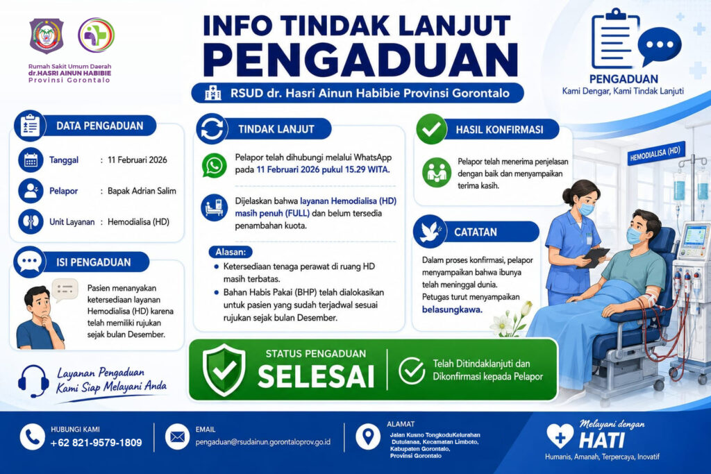 RSUD dr. Hasri Ainun Habibie Komitmen Hadirkan Pelayanan yang Responsif