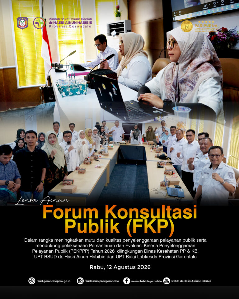 RSUD dr. Hasri Ainun Habibie Perkuat Standar Pelayanan melalui Forum Konsultasi Publik