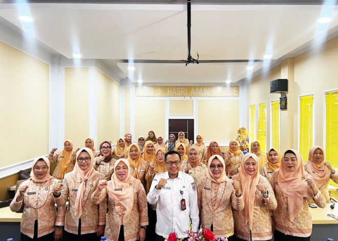 Dharma Wanita Persatuan Dinas Kesehatan P2KB Provinsi Gorontalo Gelar Pembinaan dan Rapat Rutin di RSUD dr. Hasri Ainun Habibie